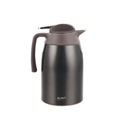 Garrafa Térmica 1,6 Litros em Aço Inox 18 Cm Preto Curve Haus 55102/102 - 2