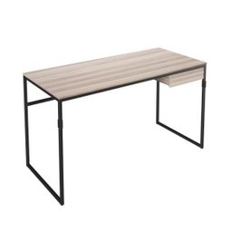 Escrivaninha Estilo Industrial Elisa Novabras Carvalho/preto - 1