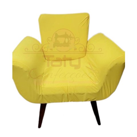Capa Poltrona Opala:amarelo