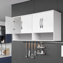 Ver imagem 2 de Aéros Suspensos 4 Portas - Perfeito para Cozinha ou Lavanderia