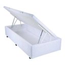 Ver imagem 2 de Cama Box Baú Solteiro Poliéster 78x188cm - Genki Kenko Colchões:branco