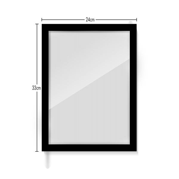 Quadro Decorativo Brigette Art Moderna Para Sala A4 Branco - 5