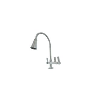 Torneira Flexivel de Mesa Samer Metais com Saída para Purificador de Agua 1/4 Tubo Dois Jatos 5/8