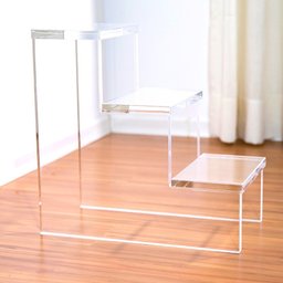 Escada De Acrílico Para Closet 3 Degraus - 3