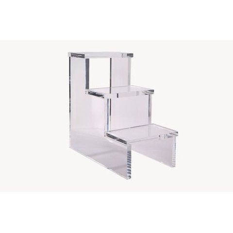 Escada de Acrílico para Closet 3 Degraus