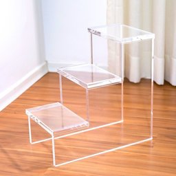 Escada De Acrílico Para Closet 3 Degraus - 10