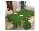 Ver imagem 3 de Toalha de Mesa 10 Lugares Retangular Rústico 3,00m Verde