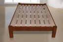 Ver imagem 1 de Cama Queen Size Turca de Madeira Maciça Tauari - Cor Castanho