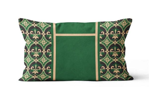 Capa Almofada Decorativa Oblong Veludo DC5691 - 1