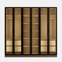 Ver imagem 3 de Guarda-roupa 6 Portas Reflecta com Led 100% Mdf Orion CabeCasa MadeiraOriginals