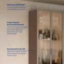 Ver mais imagens de Guarda-roupa 6 Portas Reflecta com Led 100% Mdf Orion CabeCasa MadeiraOriginals