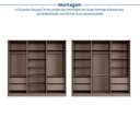 Ver imagem 7 de Guarda-roupa 6 Portas Reflecta com Led 100% Mdf Orion CabeCasa MadeiraOriginals
