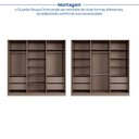 Ver imagem 7 de Guarda-roupa 6 Portas Reflecta com Led 100% Mdf Orion CabeCasa MadeiraOriginals