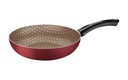 Ver imagem 5 de Frigideira Funda Tramontina Paris Alumínio Antiaderente Starflon T1 Vermelho 24 Cm 2,2l Tramontina