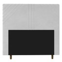 Ver imagem 1 de Cabeceira Cama Box Solteiro Lisboa 90cm Branco