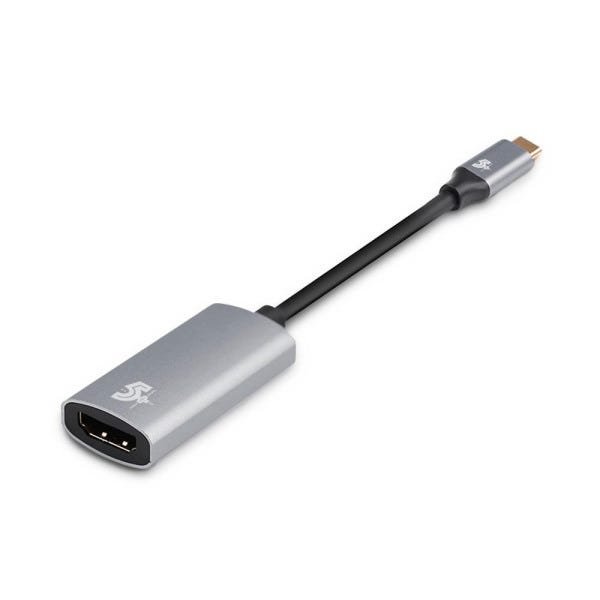 Cabo Adaptador USB-C - HDMI 2.0, 10cm, Alumínio - 018-7455 - 5+