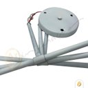 Ver mais imagens de Lustre Sputnik Hashteg 6xe27 Moderno para Sala de Jantar Branco