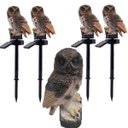 Ver imagem 1 de Coruja Lumianaria Solar Kit 5 Uni Decoraçao Casa Quintal Jardim Varanda Multiuso Aves Iluminaçao