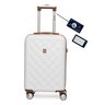 Mala De Bordo P 20" Moscou em ABS/360ª Mundi - Branco - 2