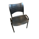 Ver imagem 3 de Cadeira New Iso Oblongo Preta Invicta Office 1000% Nacional