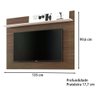 Painel Para Tv 55" Maia Nogueira Real Off White Clb Nogueira - 5