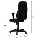 Ver mais imagens de Cadeira Ergo Executiva de Escritório Preta - Opt