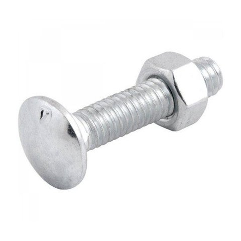 Parafuso Frances Zincado com Porca 5/16 x 1.1/2" Caixa com 200 Peças TX