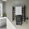 Toalheiro Termico Grande de Parede Preto Larcant 127v - 5