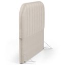 Ver imagem 4 de Cabeceira Cama Box Queen Estofada Orgânica 160cm Alice W01 Linho Cru - Lyam Decor