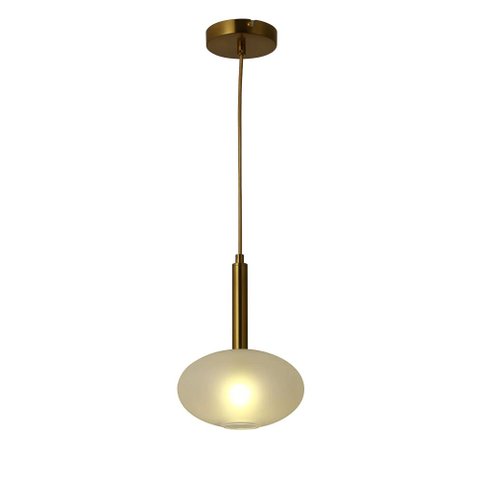 Pendente Filo 20x28cm 1G9 Bronze/Branco RZ005W Bella