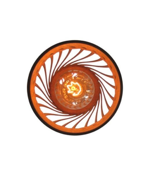 Luminária Pendente em Madeira Imbuia Ondas 45cm Para Mesa Balcão Bancada Área Gourmet - 2