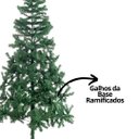 Ver imagem 4 de Árvore de Natal Pinheiro Verde Prime Tradicional 400 Galhos 1,80m Pés de Ferro - Bela Flor