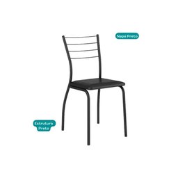 Kit 6 Cadeiras Sala Jantar 1700 6 Un Cromada/suede Conhaque - Carraro - 9