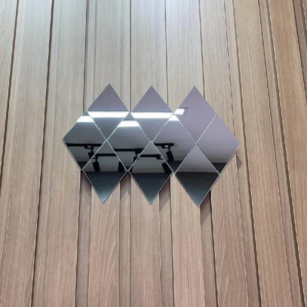 Espelho Decorativo em Acrílico Losango 10 Peças - 2