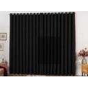 Ver imagem 1 de Cortina Lisboa Blackout 4 Metros Preta Escritório Recepção