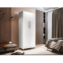 Ver imagem 1 de Armário Multiuso 2 Portas 3 Prateleiras Branco Saara Brienza Movelaria