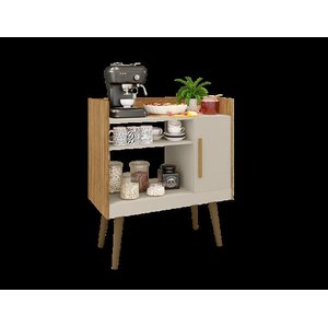Aparador Café Cinamomo/Off White Ii- Móveis Bechara