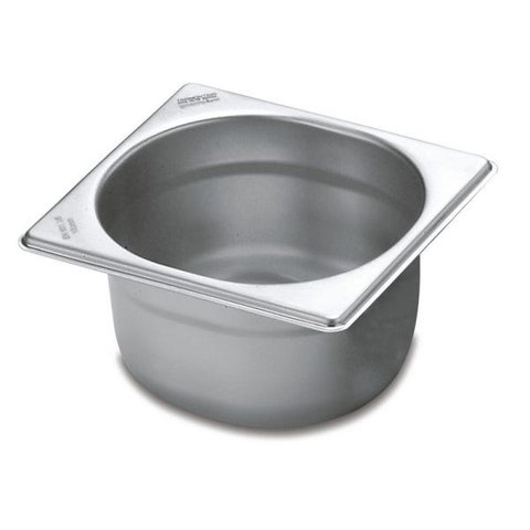 Cuba Tramontina 1/6 em Aço Inox sem Alças Profundidade 100 mm - Aço 304 6 Tramontina 61058100