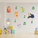 Ver imagem 1 de Adesivo de Parede Animais Tocadores