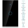 INTERRUPTOR INTELIGENTE 1 BOTÃO WI-FI DE PAREDE COMPÁTIVEL COM ALEXA E GOOGLE HOME (PRETO) - 6