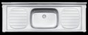 Ver imagem 1 de Pia de Apoio Tramontina Filo 56 em Aço Inox 160x55 cm 93 Tramontina 93057507