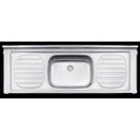 Ver imagem 1 de Pia de Apoio Tramontina Filo 56 em Aço Inox 160x55 cm 93 Tramontina 93057507