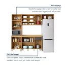 Ver imagem 7 de Cozinha Completa Modulada 4 Peças 11 Portas 1 Gaveta Cristal Cinza/Cinamomo/Grafite