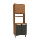 Ver imagem 1 de Kit Forno 4 Portas 70cm Elara Kappesberg Canela/preto