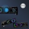 Caixa de Som Gamer Pc Notebook Modular LED Black Premium - 5