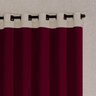 Cortina Sala E Quarto 4,00M X 2,50M Oxford E Ilhós Vinho - 3