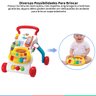 Andador Musical Empurrador Centro de Atividades Divertido Luzes e Sons Multicor WinFun - 4