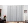 Cortina Jacquard 3,00M X 2,80M Cinza-Claro - 1