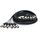 Ver imagem 1 de Multicabos com Conectores Xlr 6 Vias Amphenol - 3 Metros