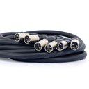 Ver imagem 2 de Multicabos com Conectores Xlr 6 Vias Amphenol - 3 Metros